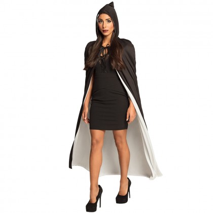 Cape Twilight zwart/wit omkeerbaar (170 cm)