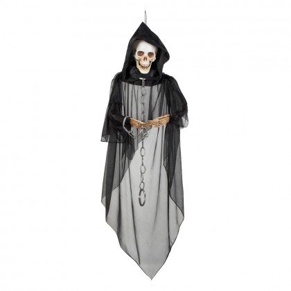 Hangdecoratie Geketend skelet (150 cm)