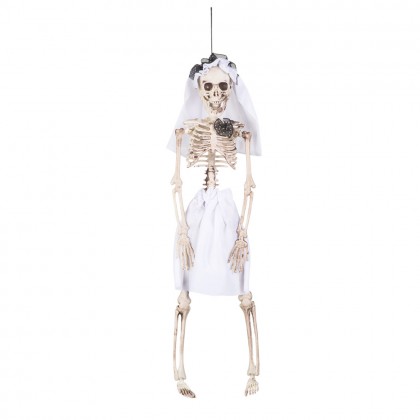 Hangdecoratie Skelet bruid (40 cm)