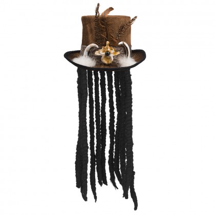 Hoed Voodoo Buluku met haar
