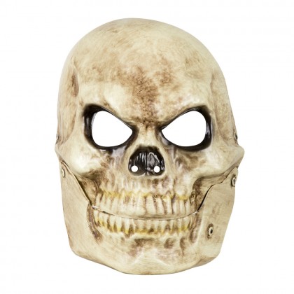PVC gezichtsmasker Doodshoofd met beweegbare kaak