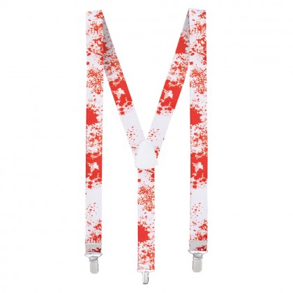 Set Bloody (partybril, vlinderstrik en bretels)