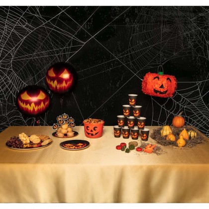 Set 12 cocktailprikkers Creepy Pumpkin (12 cm)
