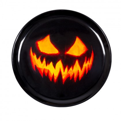 Plastic dienblad Creepy pumpkin (Ø 34,5 cm)