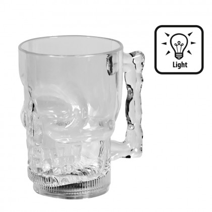 LED beker Schedel (40 cl)