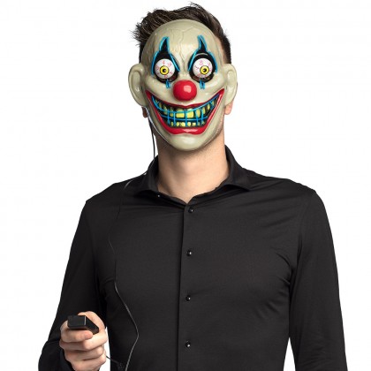LED masker Halloween 5 ass.