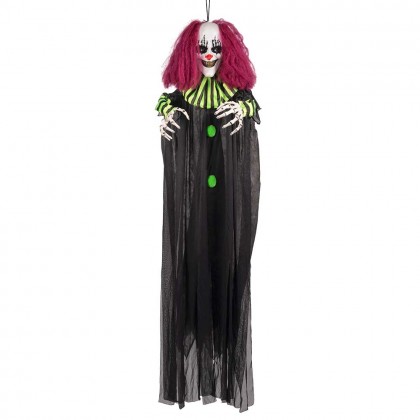 Hangdecoratie Terror clown (130 cm)