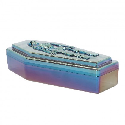 Doodskist iriserend (19 x 9 x 4,6 cm)