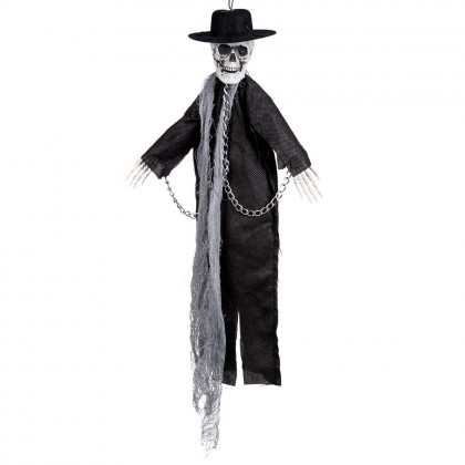St. Hangdecoratie Skelet Priester (50 cm)