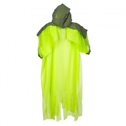 Hangdecoratie Groen skelet (120 cm)