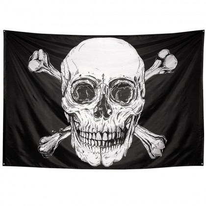 Polyester vlag Piraten XXL (200 x 300 cm)