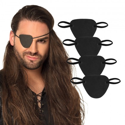 Set 4 piratenooglapjes