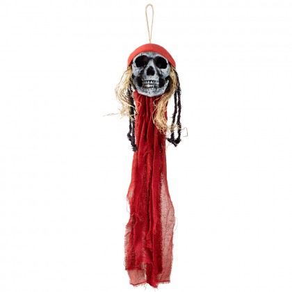 Hangdecoratie Piratenschedel (90 cm)