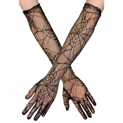 Paar handschoenen Spiderweb