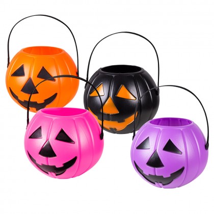 Emmer Pompoen Halloween 4 kleuren ass. (14 x 16 cm)