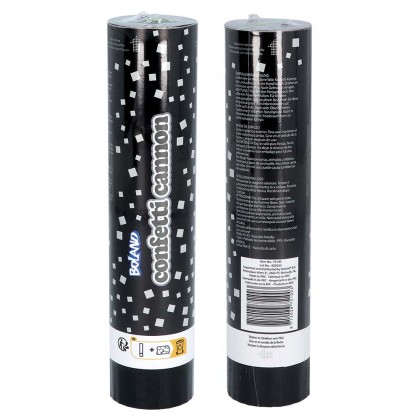 Confettikoker goud zilver ass. (20 cm)