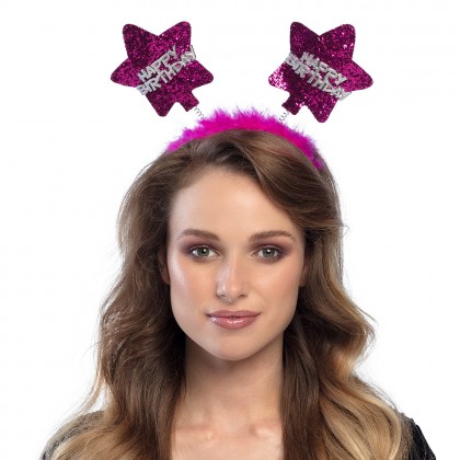 St. Tiara Star 'Happy Birthday' 6 kleuren ass.