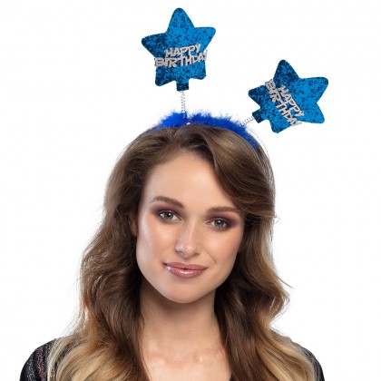 St. Tiara Star 'Happy Birthday' 6 kleuren ass.