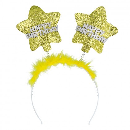 St. Tiara Star 'Happy Birthday' 6 kleuren ass.