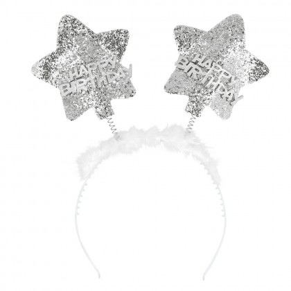 St. Tiara Star 'Happy Birthday' 6 kleuren ass.