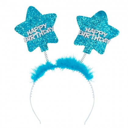 St. Tiara Star 'Happy Birthday' 6 kleuren ass.