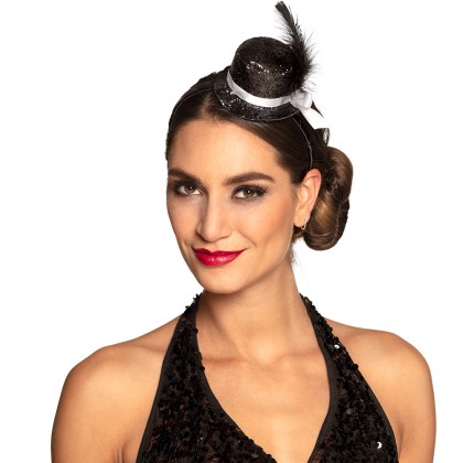 Diadeem Glitter 6 kleuren ass.