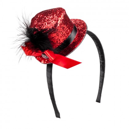 Diadeem Glitter 6 kleuren ass.