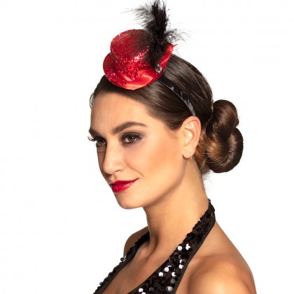 Diadeem Glitter 6 kleuren ass.