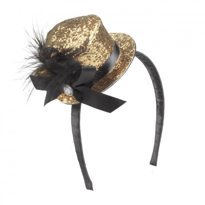 Diadeem Glitter 6 kleuren ass.