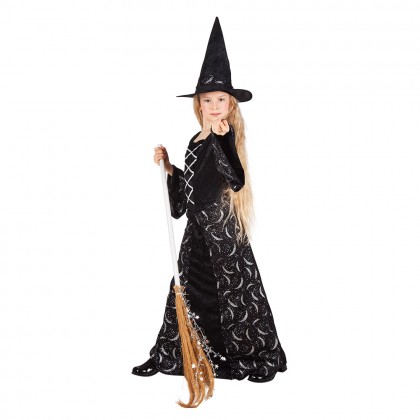 St. Kinderkostuum Midnight witch (4-6 jaar)