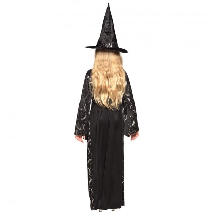 St. Kinderkostuum Midnight witch (7-9 jaar)