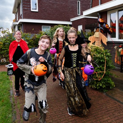 Kinderkostuum Zombie skeleton (7-9 jaar)
