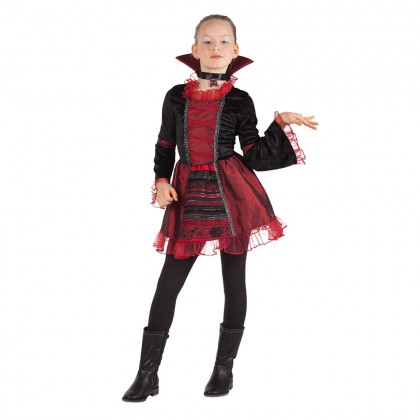 St. Kinderkostuum Vampire empress (7-9 jaar)