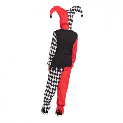 St. Kinderkostuum Horror harlequin (10-12 jaar)