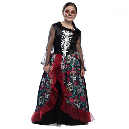 Kinderkostuum Niña Rosa (10-12 jaar)