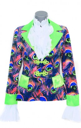 Carnavalsjasje luxe pauw dames