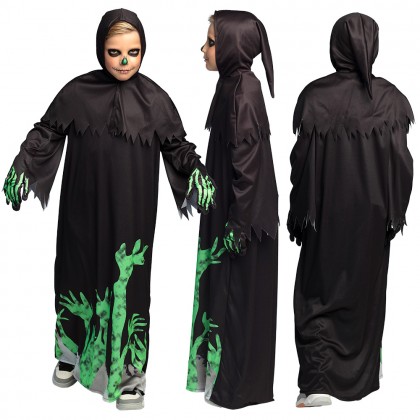 Kinderkostuum Glowing reaper (10-12 jaar)