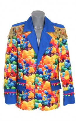 Carnavalsjas heren luxe ballon print