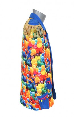 Carnavalsjas heren luxe ballon print