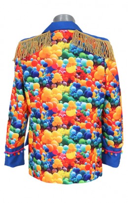 Carnavalsjas heren luxe ballon print