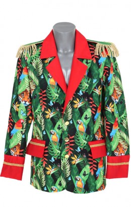 Carnavalsjas heren luxe parrot