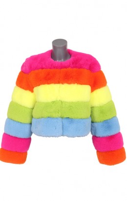 Bontjas Regenboog 5 kleuren 