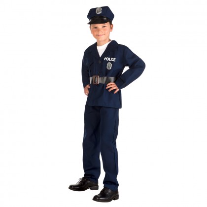 St. Kinderkostuum Politieagent (4-6 jaar)