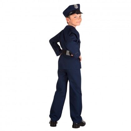 St. Kinderkostuum Politieagent (4-6 jaar)