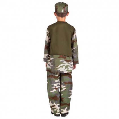 Kinderkostuum Soldaat (7-9 jaar)