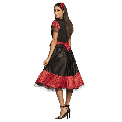 St. Volwassenenkostuum Flamenco vrouw (36/38)