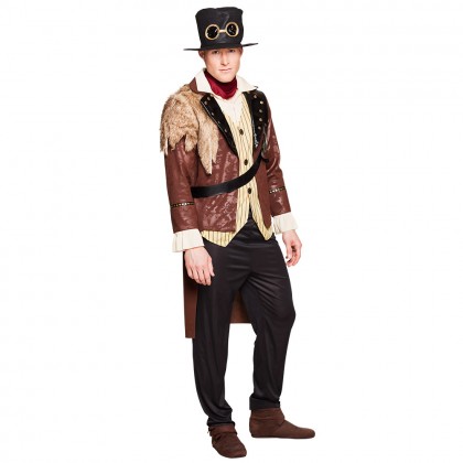 Volwassenenkostuum Captain Steampunk (54/56)