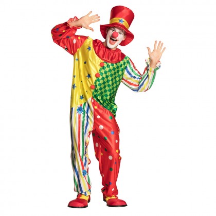 St. Volwassenenkostuum Clown Giggles (54/56)