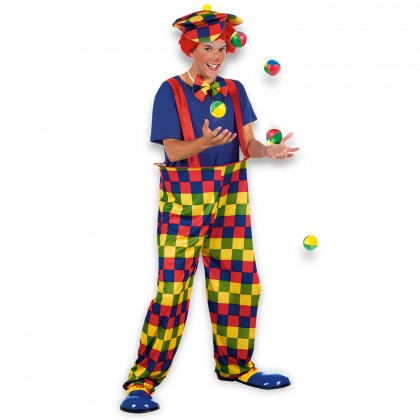 St. Volwassenenkostuum Clown Bonbon (M/L)