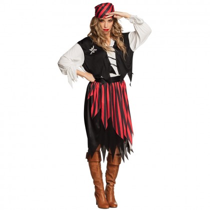 St. Volwassenenkostuum Piraat Suzy (M)